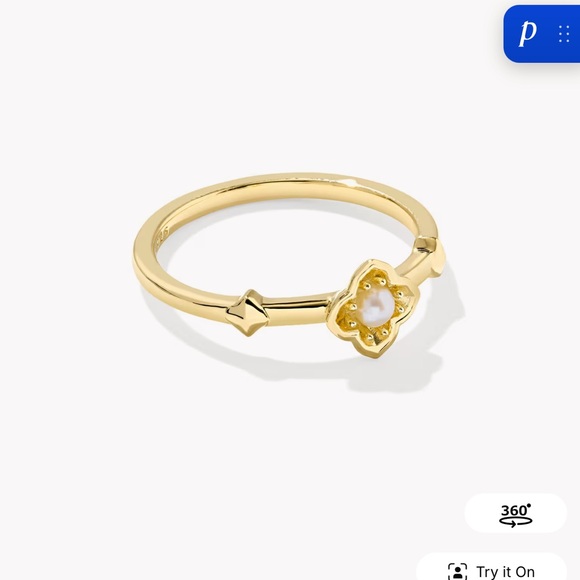 Kendra Scott Jewelry - Kendra Scott Dira Ring 18k Gold Vermeil in size 7